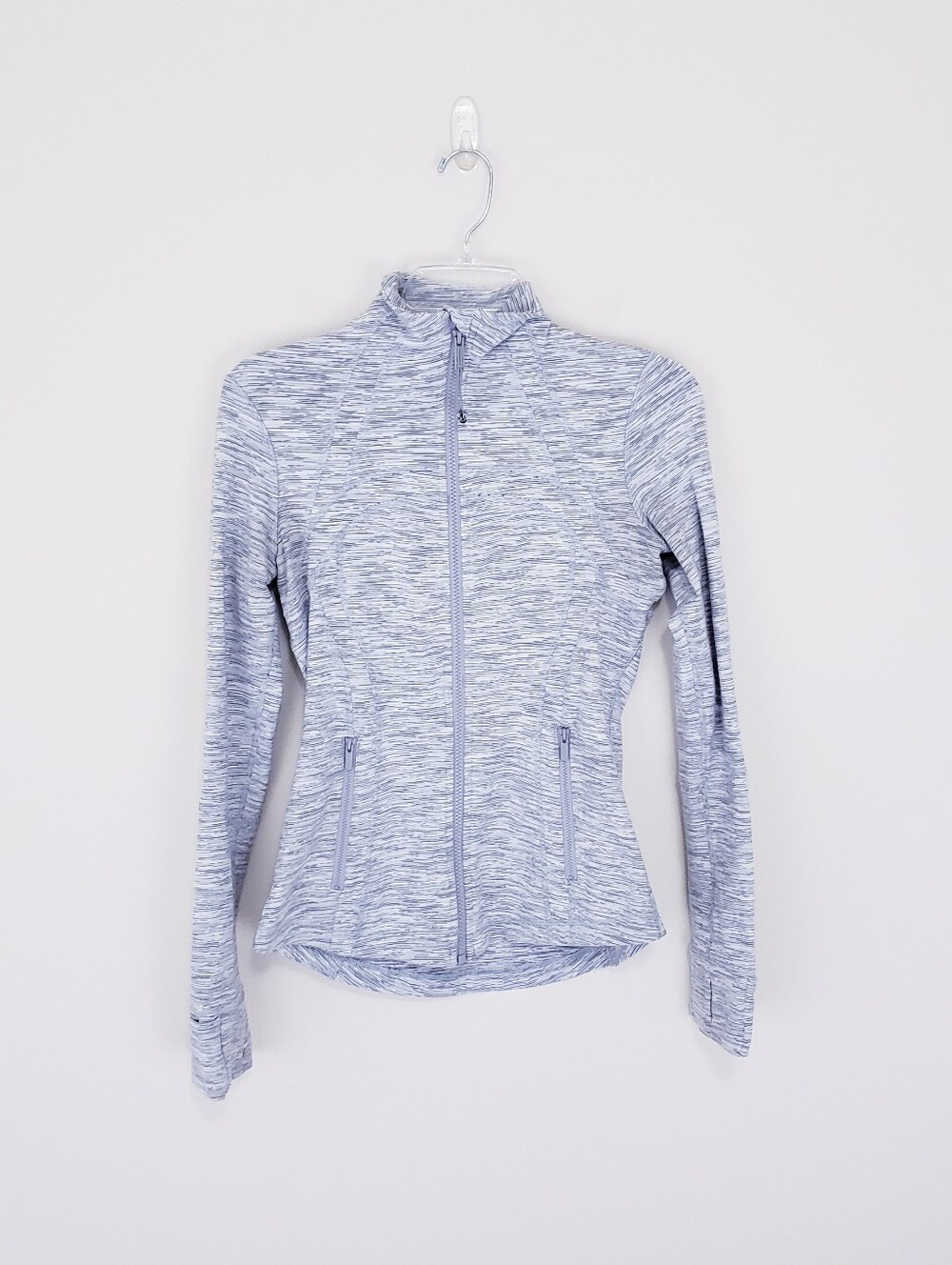 Lululemon Define Jacket Full Zip Wee Are From Space Ice Gray Alpine White Size 6